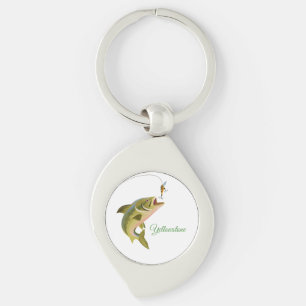 Keychain-Yellowstone Fishing Key Ring