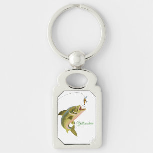 Keychain-Yellowstone Fishing Key Ring