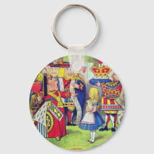 KEYCHAINS - ALICE IN WONDERLAND & QUEEN OF HEARTS