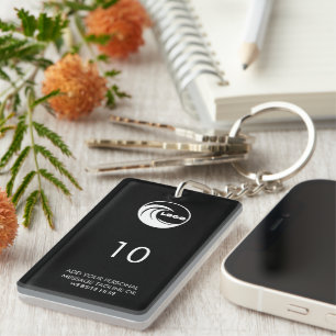 Keychains Black Number Business Hospitality Proper