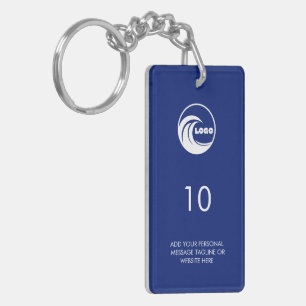 Keychains Blue Logo Business Hospitality Property