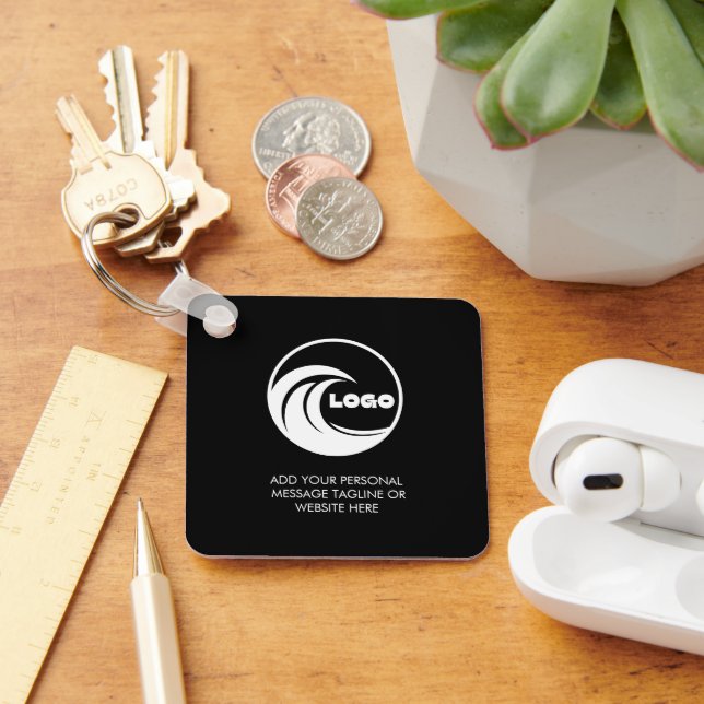 Keychains Business Promotional Minimalist Logo Bla (Desk)