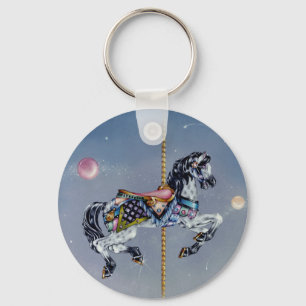 Keychains - Grey Mare Carousel Horse