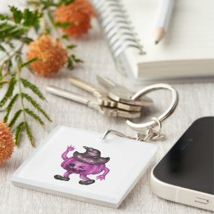 Keychains & Lanyards - Witch Hat Pumpkin