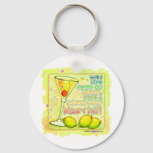Keychains - Lemon Drop Martini