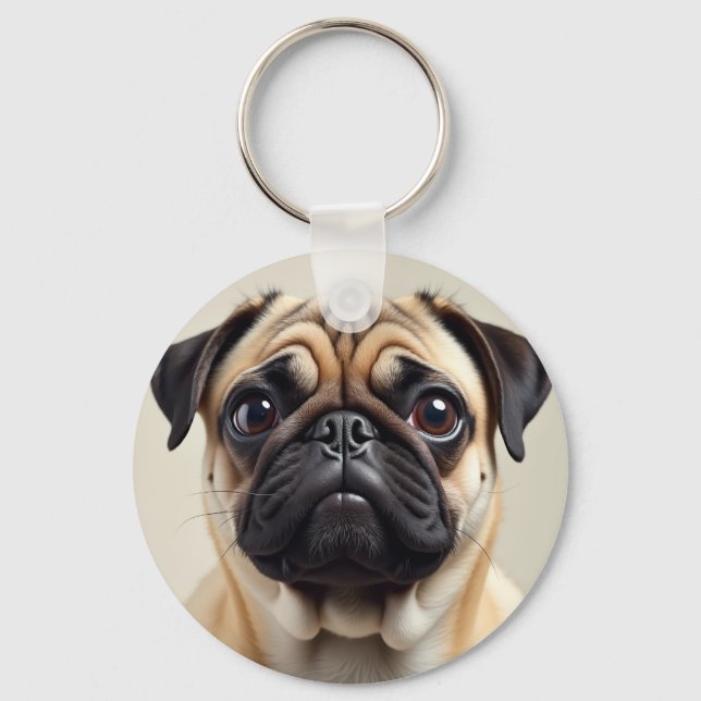 Keychains - pug (Front)