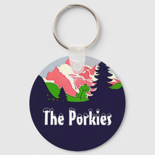 Keychains Vintage The Porkies Porcupine Mountains
