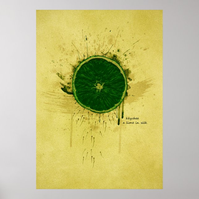 KEYCHEE a lime in silk Poster (Front)