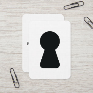 KEYHOLE BUSINESS CARD