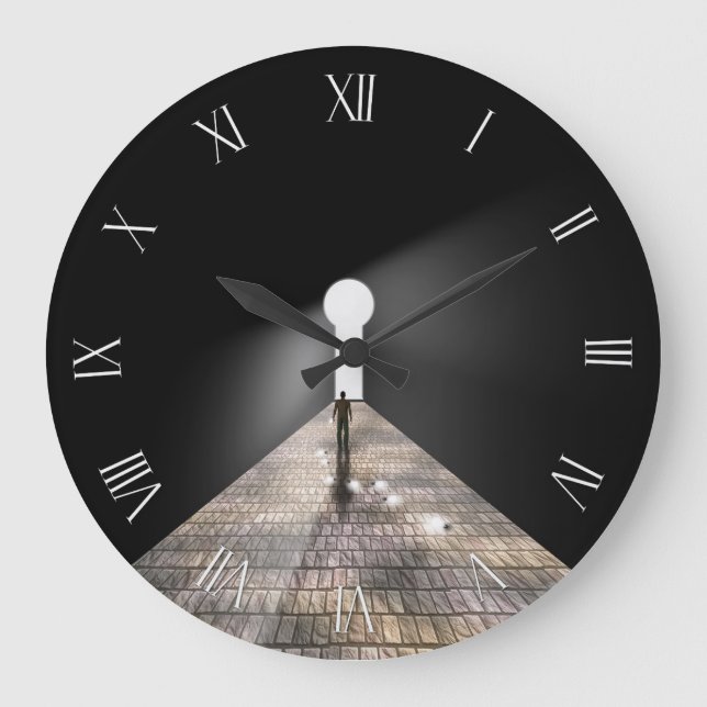 Keyhole in space large clock (Front)