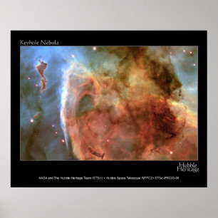 Keyhole Nebula Hubble Telescope Photo Poster