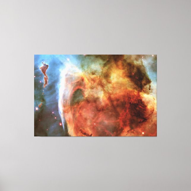 Keyhole Nebula Middle Finger of God Carina Nebula Canvas Print (Front)