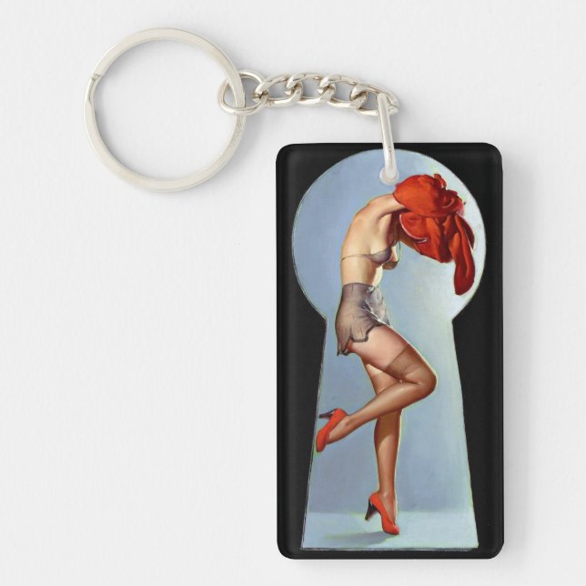 Keyhole Pin Up Key Ring (Front)