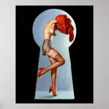 Keyhole Pin Up