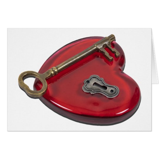 KeyHoleKeyRedHeart071611 Card