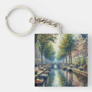 Keyring - Autumn Afternoon at the Canal