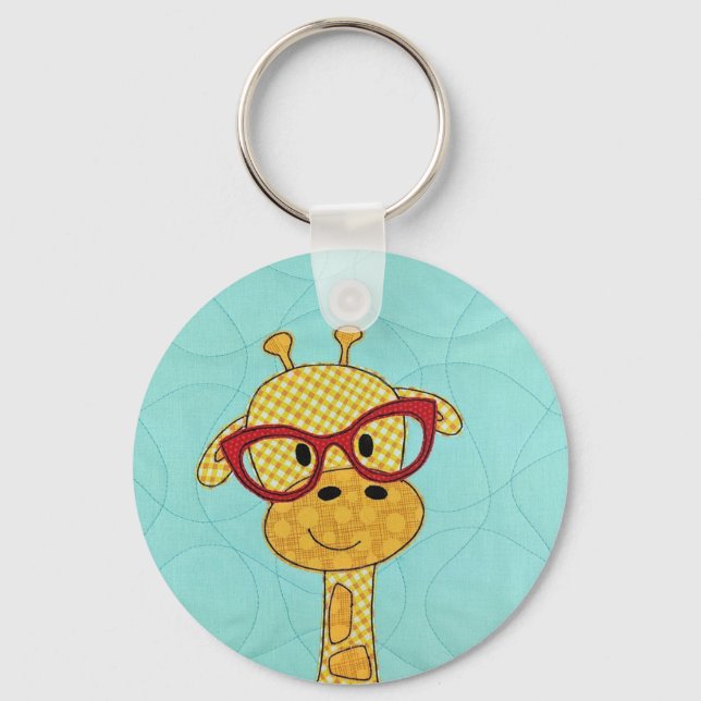 Keyring - Bookworm Giraffe (Front)