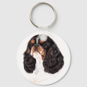 Keyring : English Toy ( king charles) spaniel