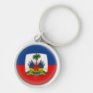 Keyring Haiti flag