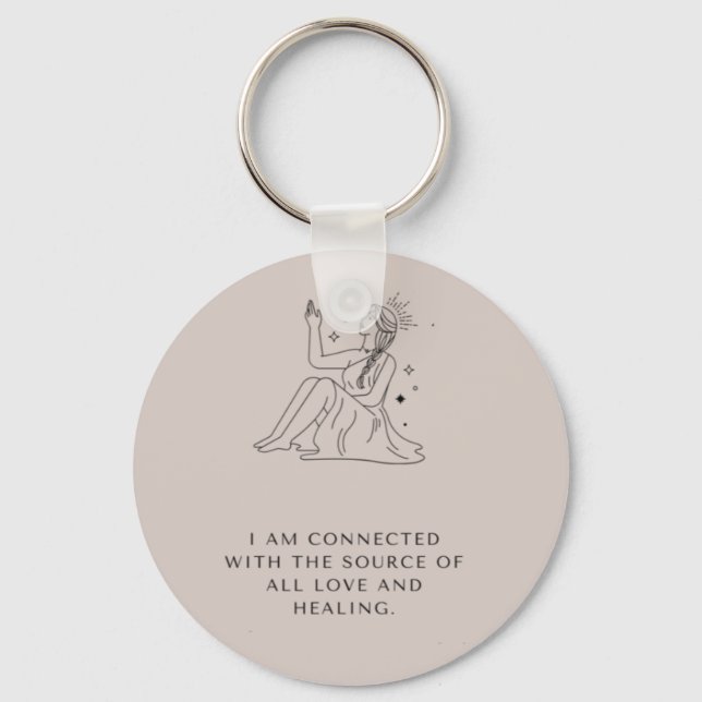 Keyring "" I live in harmony with others and t..." (Front)