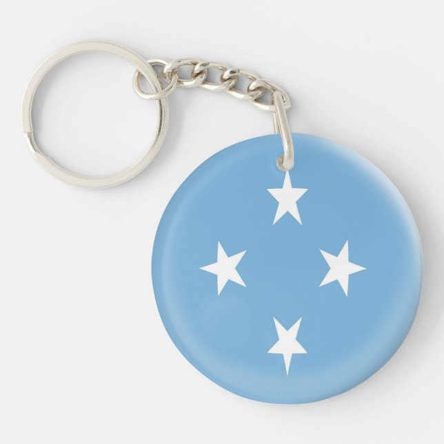 Keyring Micronesia Micronesian flag (Front)