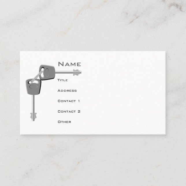 Keys Business Card (Front)
