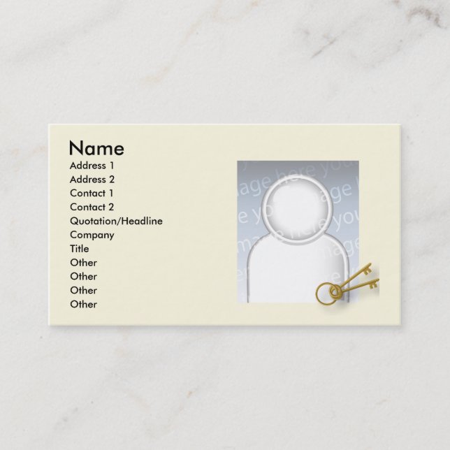 Keys - Business Card (Front)