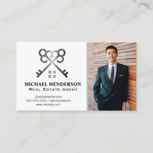 Keys House Logo   Customer Photo Business Card