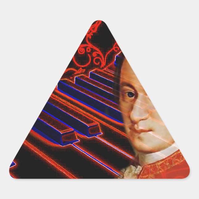 Keys of Mozart_ Triangle Sticker (Front)