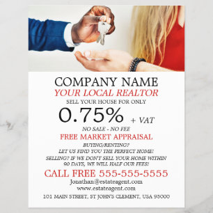 Keys, Realtor, Estate Agent Advertising Flyer