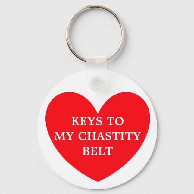 KEYS TO MYCHASTITY BELT KEY RING (Front)