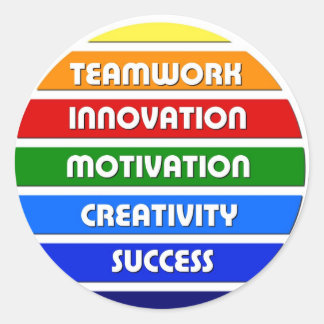 Keys To Success Classic Round Sticker