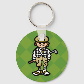 keys to the golf cart. key ring