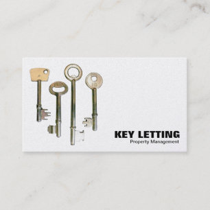 Keys - White (Platinum) Business Card