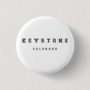 Keystone Colorado 3 Cm Round Badge