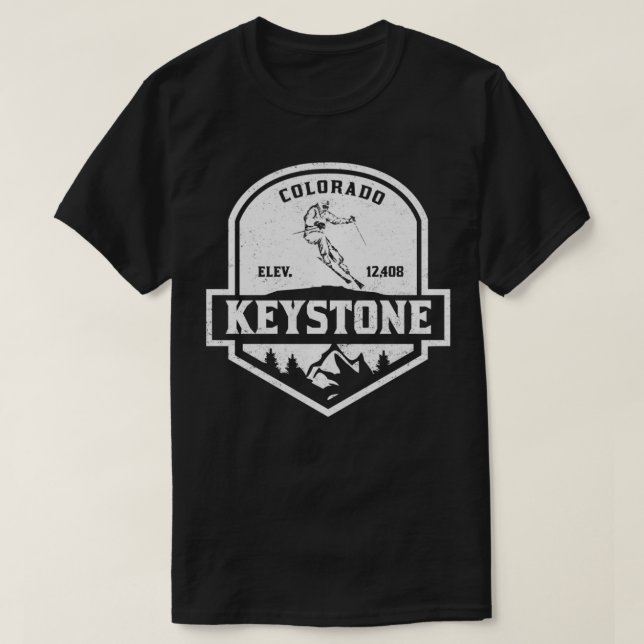 Keystone Colorado Snow Skiing Pullover  (Design Front)