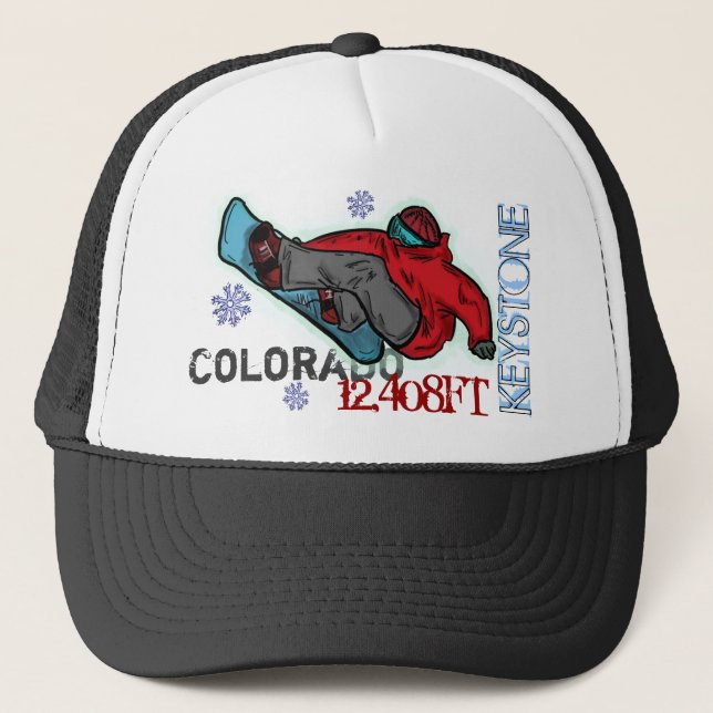 Keystone Colorado snowboard elevation hat (Front)
