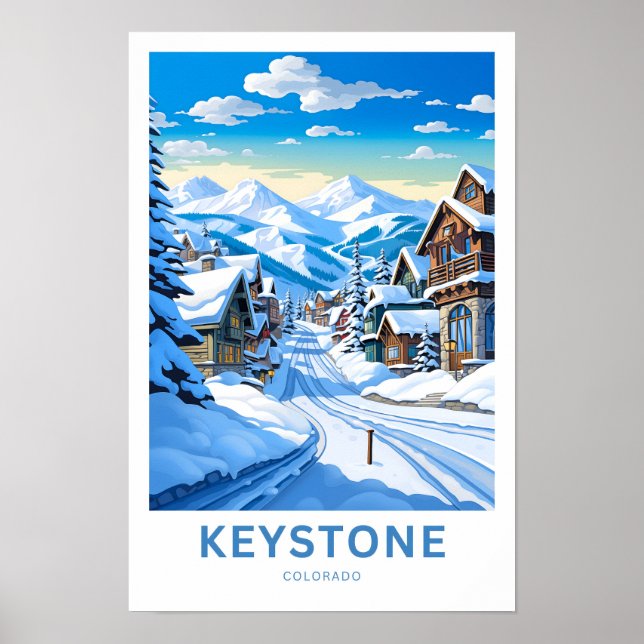 Keystone Colorado Travel Print (Front)