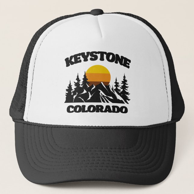 Keystone,Colorado Trucker Hat (Front)