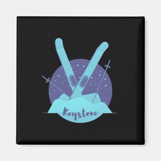 Keystone Ski Resort Colorado Skiing  Magnet (Front)