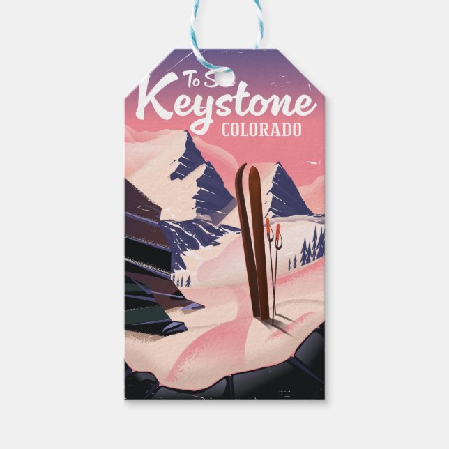Keystone to ski gift tags (Front)