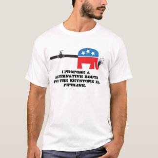 keystone xl pipeline alternative. T-Shirt