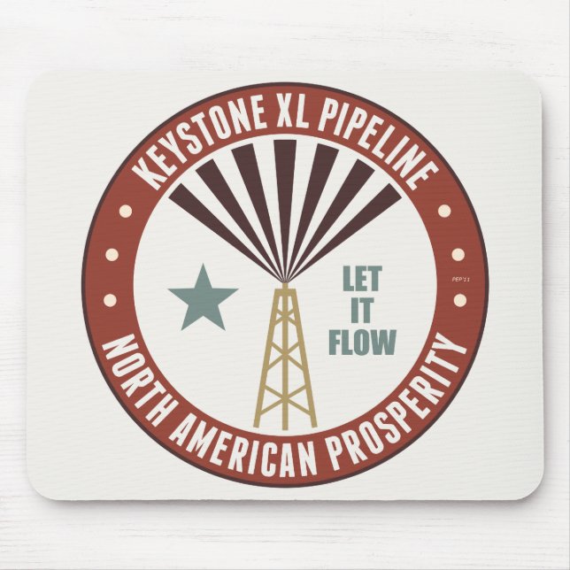 Keystone XL Pipeline Mouse Mat (Front)