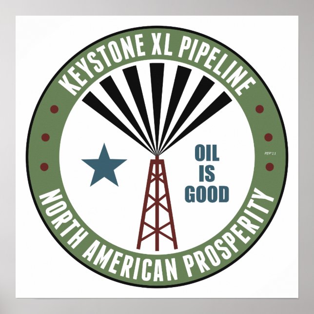 Keystone XL Pipeline Poster (Front)