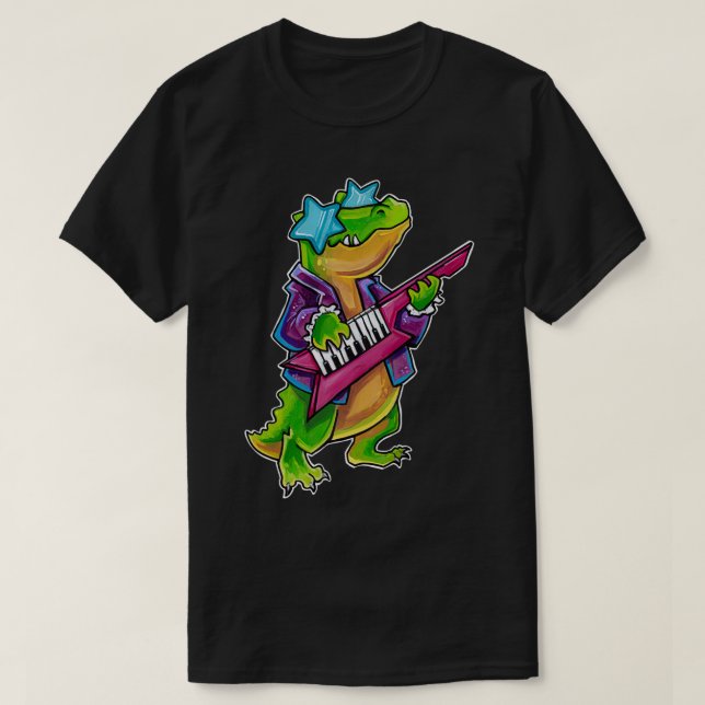 Keytar gator  T-Shirt (Design Front)