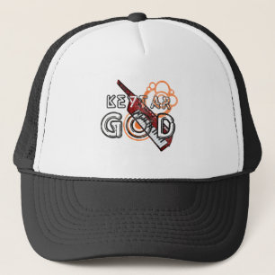Keytar God Trucker Hat