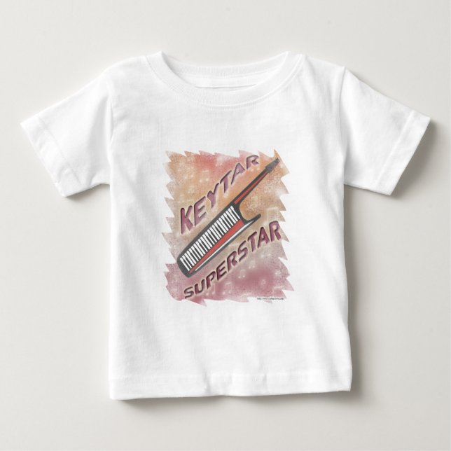 Keytar Superstar Baby T-Shirt (Front)