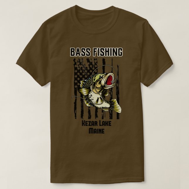 Kezar Lake Maine T-Shirt (Design Front)