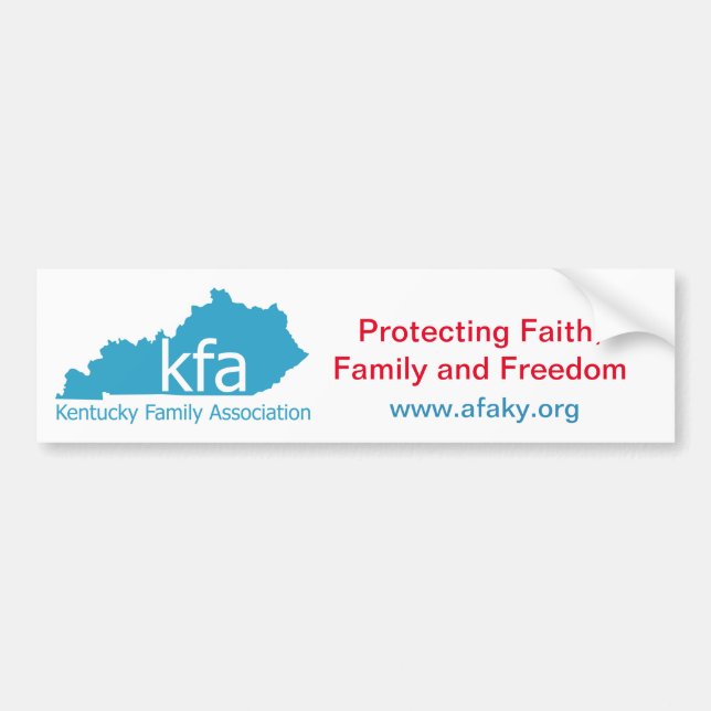 KFA Branded Bumper Sticker (Front)