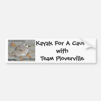 KFAC! Kayak For A Cause withTeam Ploverville Bumper Sticker